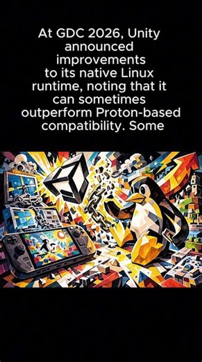 At GDC 2026, Unity announced improvements to its native Linux runtime