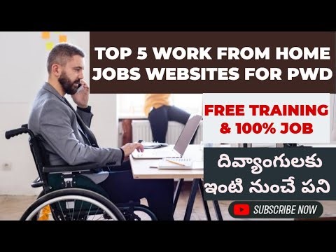 Work from home for disabled people | 5 BEST WEBSITES FOR WORK FROM HOME JOBS FOR DISABLE