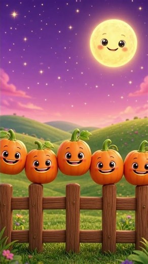 Five Little Pumpkins | Halloween Nursery Rhyme for Toddlers 🎃