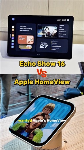 Amazon Just Responded to Apple HomeView with a $500 Echo Show #smarthome #smartdisplay