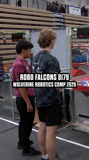 Robo Falcons 8179 at the 2026 Wolverine Robotics Competition