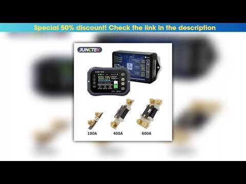 Hands-on Battery Monitor Bluetooth KG140F DC 0-120V 100A 400A Battery Tester Voltage Current VA Ba