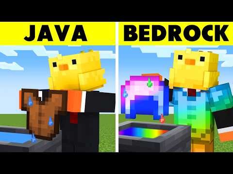50 JAVA vs BEDROCK Myths in Minecraft!