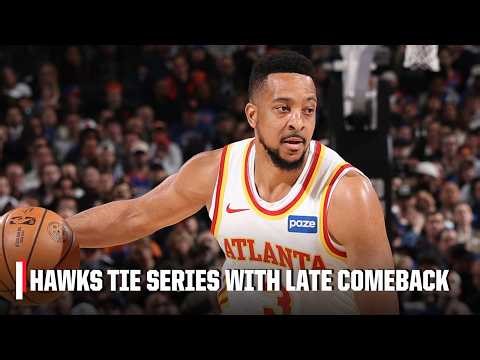 Hawks rally in 4th quarter to win Game 2 vs. Knicks | NBA on ESPN