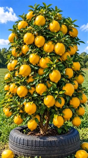 🍋 This Tree Is FULL of Giant Lemons! 😱🌳 #Shorts