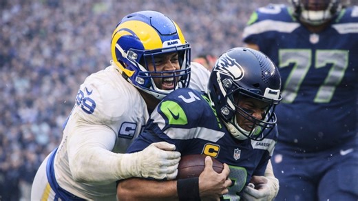 Aaron Donald and the Rams defense broke Seattle before Russell Wilson could recover