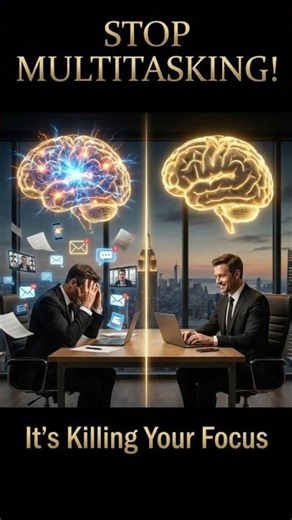 Why Multitasking Is Destroying Your Brain | Workplace Psychology Explained#psychology #usajobs #usa