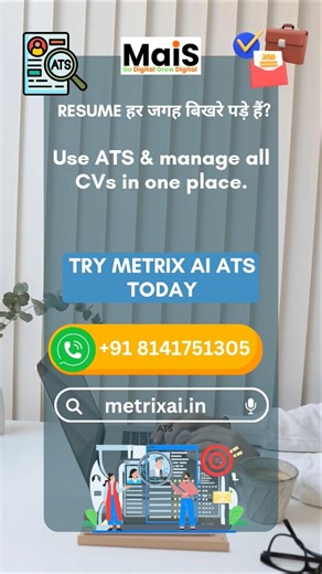 ATS Software for Recruiters 🚀 | Automate Hiring with Metrix AI | HR & Placement Agencies