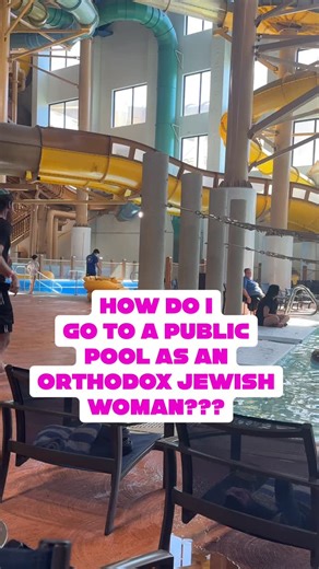 Moses & Zippora on Instagram: "How do I Dress modestly as an Orthodox Jewish Woman at a mixed swim/pool area? #Public #Pool #Modest #Jewish"