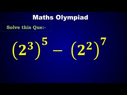 USA Math Olympiad | Algebra & Exponents Tricks | Olympiad Level Questions Explained