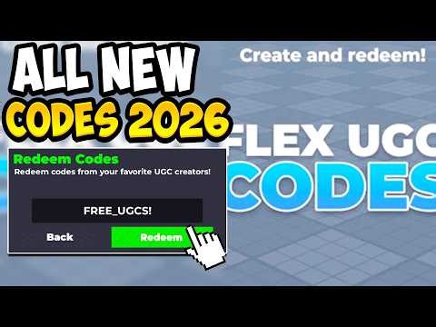*NEW CODES* ALL WORKING FLEX UGC CODES IN APRIL 2026 | Roblox Flex UGC Codes 2026