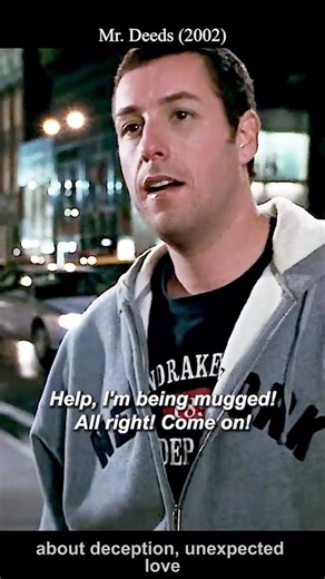 She Staged a Mugging to Get the Story… But Then She Fell for Him 💔 | Mr. Deeds (2002) #movie #film