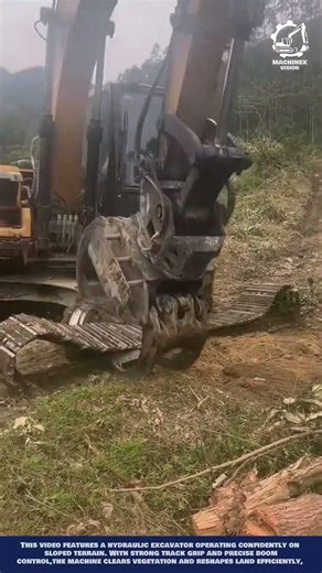 Excavator Track Shoe Installation Machine Innovation for high-efficiency repairs on sloped terrain