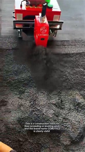 Robotic Floor Screeding Machine Levels Concrete Like a Pro