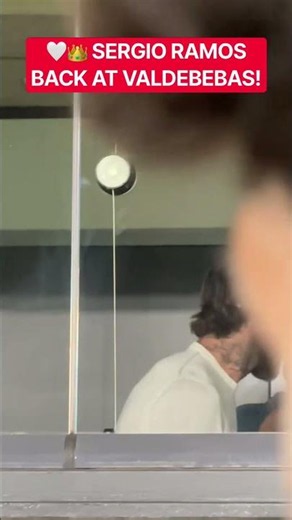 Real Madrid legend Sergio Ramos was spotted at Valdebebas to watch the Castilla game.