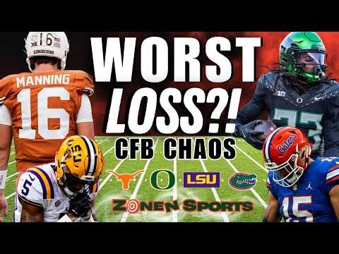 Texas STUNNED! Oregon COLLAPSES! Who Had College Football’s WORST Loss?
