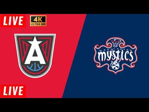 Atlanta Dream vs Washington Mystics LIVE | WNBA Basketball Live Today | 4K UHD