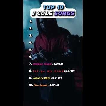 Top 10 JCOLE Songs of All Time 🐐 | #jcole #rap #hiphop #fyp #rapsong #lyrics #ranking #foryoupage