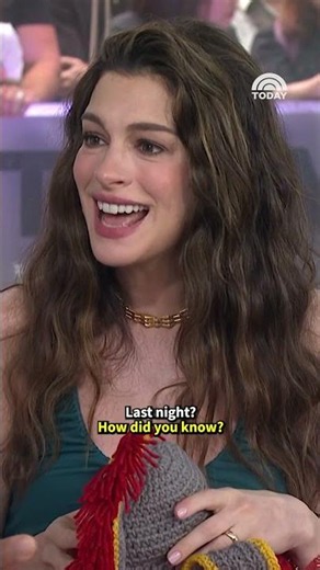 Anne Hathaway Tears Up At TODAY’s ‘The Odyssey’ Themed Baby Gift