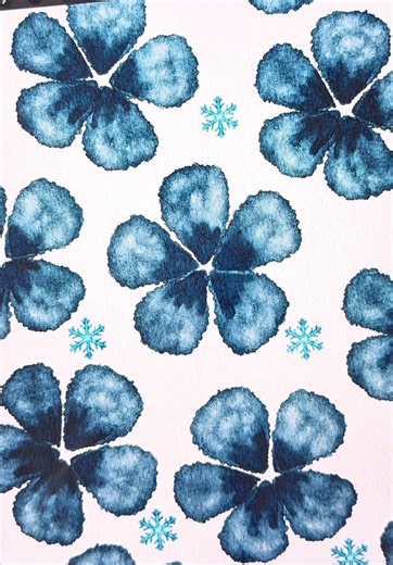 Easy Winter Flower Drawing Tutorial on Procreate