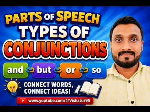 Master Conjunctions in 10 Minutes | Parts of Speech Made Easy (And, But, Or, So)📚📝
