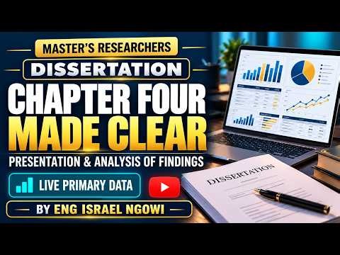 CHAPTER FOUR PRESENTATION AND ANALYSIS OF FINDINGS LIVE PRIMARY DATA DISSERTATION