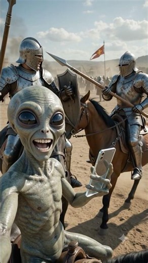What if 𝗮𝗹𝗶𝗲𝗻𝘀 fought together with 𝗸𝗻𝗶𝗴𝗵𝘁𝘀 during the 𝗠𝗶𝗱𝗱𝗹𝗲 𝗔𝗴𝗲𝘀? 👽⚔️