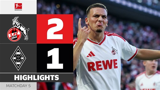 DERBY WIN For Köln! | 1. FC KÖLN - BORUSSIA M'GLADBACH | Highlights | Matchday 5 – Bundesliga 26/27