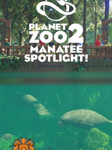 West Indian Manatee Animal Spotlight Has Arrived For Planet Zoo 2! #planetzoo #planetzoocommunity #planetzoogame #planetzoobuild #planetzoo2