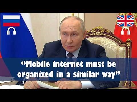 Putin on Internet Access, Arctic Development, and National Security | RU-E