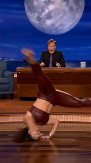 🔥 Conan O’Brien Was NOT Ready for That Move! 😂🔥 | Dance Performance 😈 #shorts #conanobrien