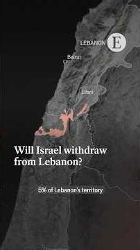 Will Israel withdraw from Lebanon? | The Economist
