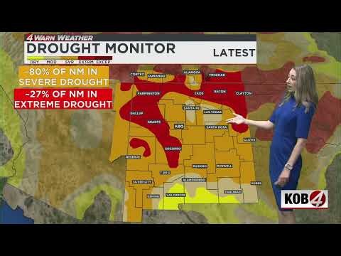 New Mexico mostly dries out after above-average rainfall