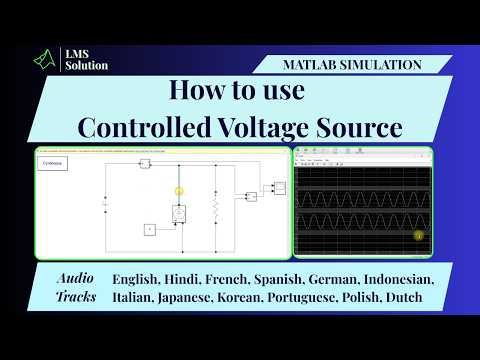 How to use Controlled Voltage Source in MATLAB | Controlled Voltage & Current Source Tutorial