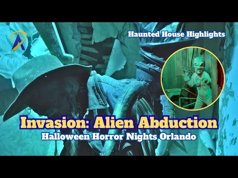 Inside INVASION: Alien Abduction Haunted House at Halloween Horror Nights 2026 🛸