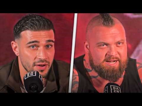 TENSE! Tommy Fury vs Eddie Hall • FULL PRESS CONFERENCE | Misfits Boxing