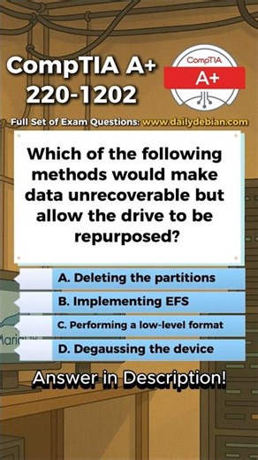 CompTIA A+ (220-1202) Exam-Style Practice Question