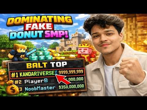 🔴 LIVE – Dominating Fake Donut SMP… They're NOT Ready 😈 | MegaMC #donutsmp #minecraft