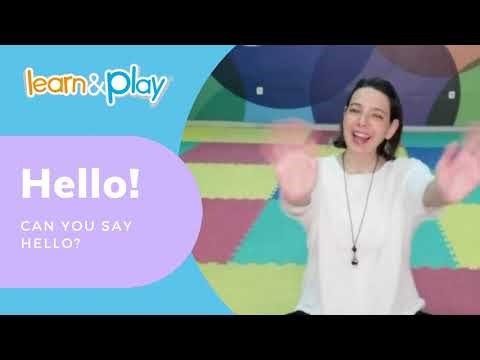 Learn and Play Language Centers - presents - Hello! English and Sign Language