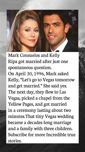Mark Consuelos Asked Kelly Ripa to Marry Him—The Next Day, They Did!