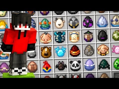 Minecraft But, I Collected All New Spawn Eggs...! 