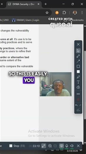 dvwa security levels for testing #cybersecurity #ethicalhacking #aisecurity