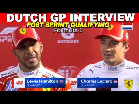 Lewis Hamilton & Charles Leclerc Post Sprint Qualifying Interview: P3, P7 | 2026 Dutch Grand Prix