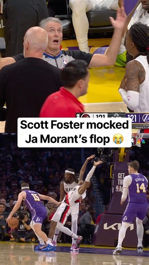 Ja was not happy with Scott Foster after this 💀