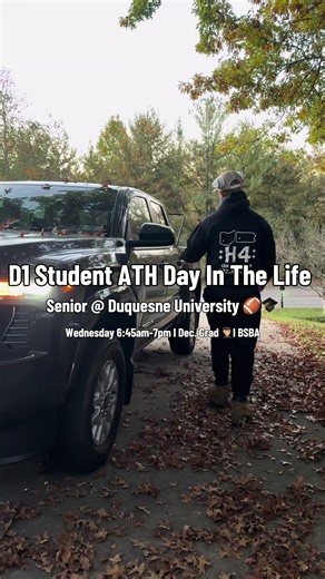D1 Student-Athlete Day In The Life — Senior at Duquesne University (6:45am–7pm)