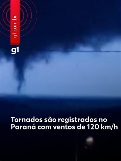 Paraná - Um tornado com ventos de até 120 km/h foi registrado na noite de quinta-feira (1) em Mercedes, no oeste do Paraná. O fenômeno foi classificado como F1, a categoria mais baixa na escala de tornados, segundo o Sistema de Tecnologia e Monitoramento Ambiental do Paraná (Simepar). Não houve registro de ocorrências na Defesa Civil Estadual. Registros em vídeo, feitos no loteamento Renascer, mostram uma supercélula com múltiplos vórtices, com a presença de nuvens funil e dois tornados. “No víd
