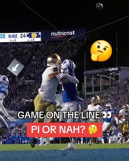 NO.8 BYU UPSETS NO.2 NOTRE DAME😱🤯