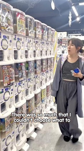 BIGGEST Gachapon Store in Tokyo! So many cute tiny capsule toys! ✨🤩⁠