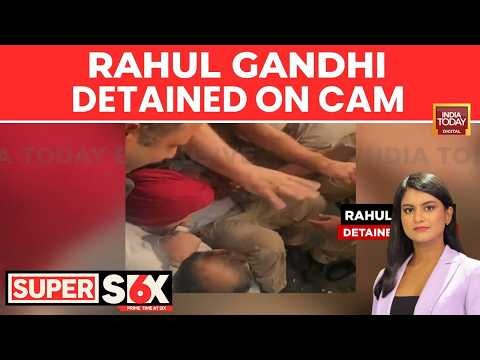 Watch Video: Rahul Gandhi Detained After Protest And Scuffle With Delhi Police | India Today
