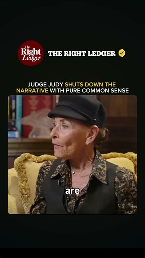 Judge Judy Has a Blunt Message for Americans: “Leave” 🇺🇸